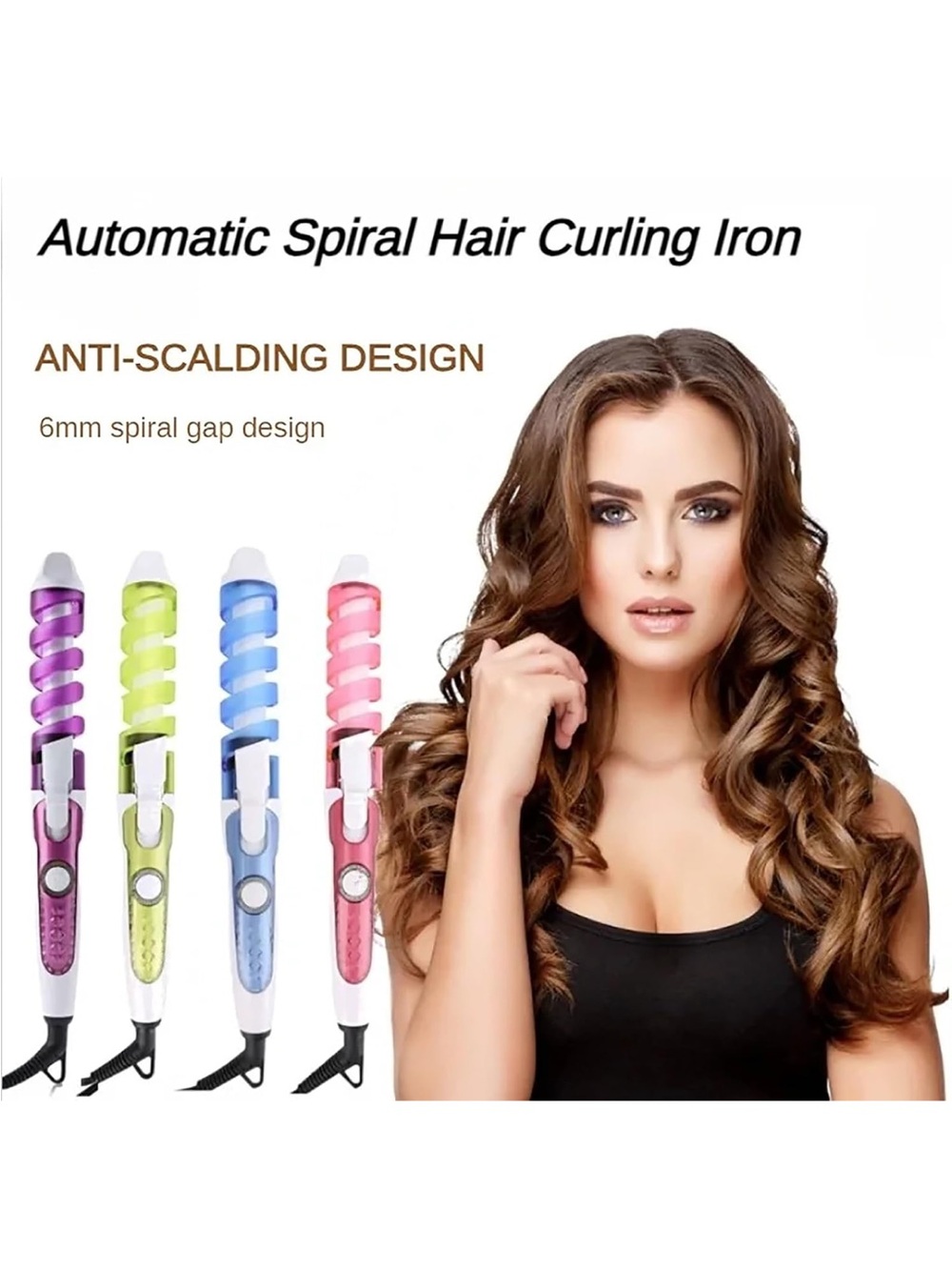 Spiral Professional Hair Curler (Model QM3882) NIB - Picture 3 of 7